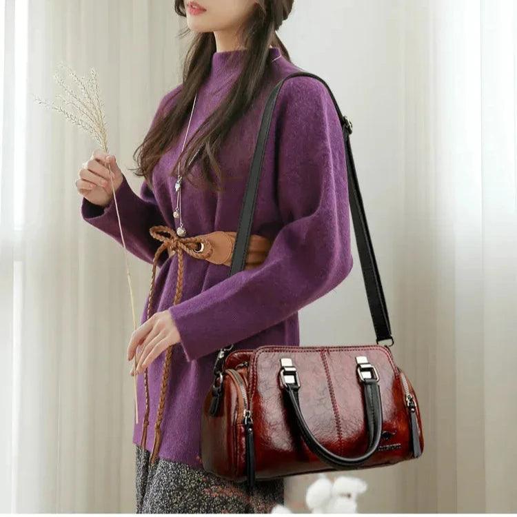 Genuine Leather Bag - Jade