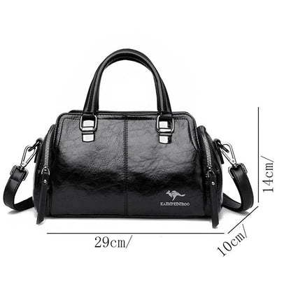 Genuine Leather Bag - Jade