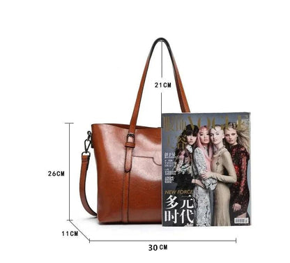 Genuine Leather Bag - Mother